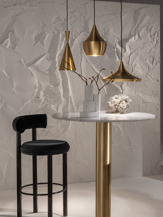 Beat Pendant Fat Brass LED CB-CCC